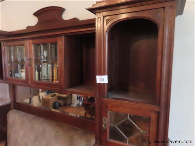 Antiek meubel met zetel - afbeelding 2 van  5