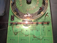 Antiek motorrace spel (cafespel) electric speedway +- jaar 1930 - afbeelding 1 van  6