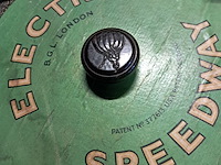 Antiek motorrace spel (cafespel) electric speedway +- jaar 1930 - afbeelding 4 van  6