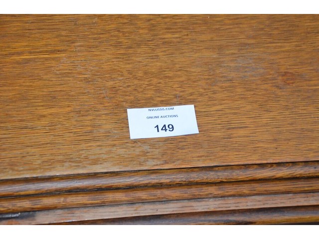 Antiek naaimachine op tafel singer y159656 - afbeelding 3 van  10