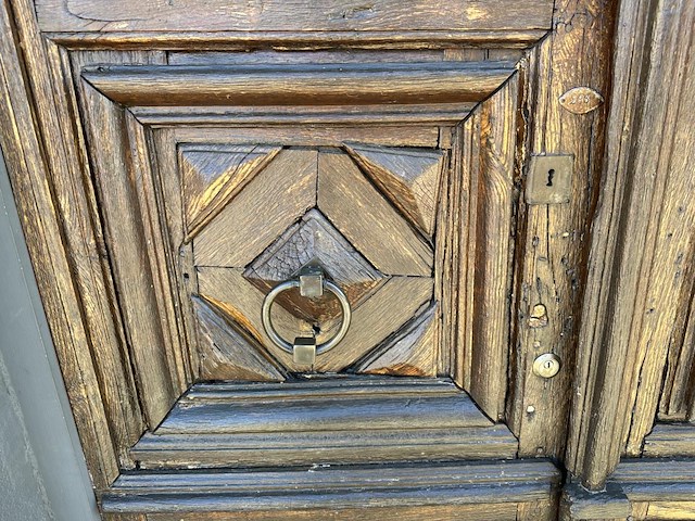 Antiek robuuste dubbele deur - afbeelding 2 van  7