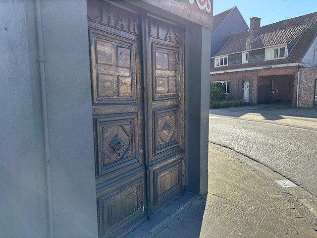 Antiek robuuste dubbele kloosterdeur - afbeelding 3 van  7