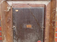 Antiek schilderij, fluitspeler op ton - afbeelding 6 van  8