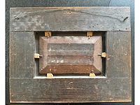 Antiek schilderij in kader - afbeelding 6 van  6