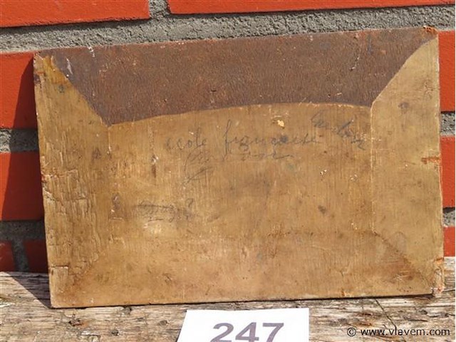 Antiek schilderij, landschap - afbeelding 5 van  6