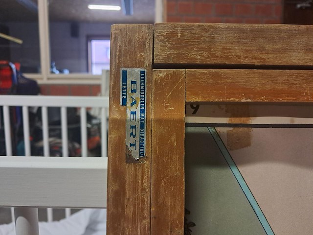 Antiek schoolbord met 10 foto's h 920 mm b 670 mm - afbeelding 6 van  13