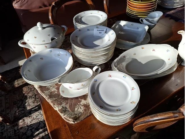 Antiek servies - afbeelding 1 van  8