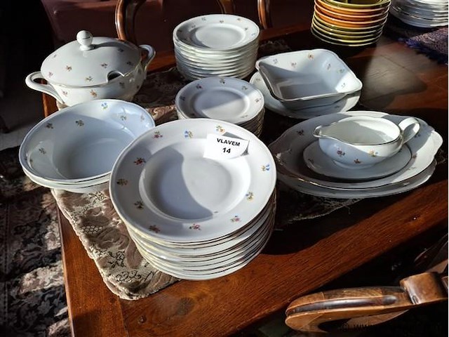 Antiek servies - afbeelding 7 van  8