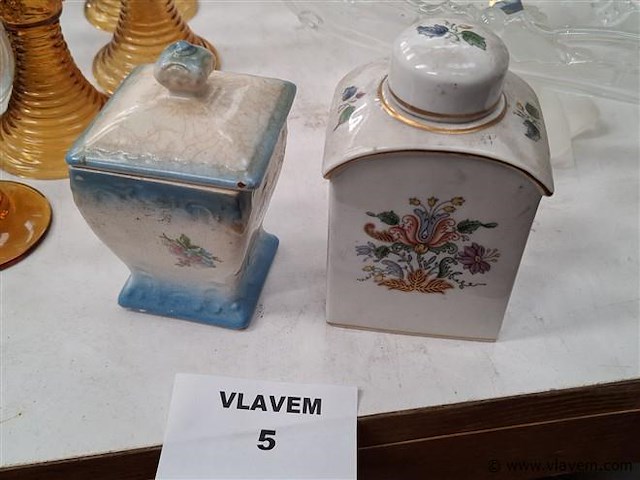 Antiek theepotje - afbeelding 1 van  2