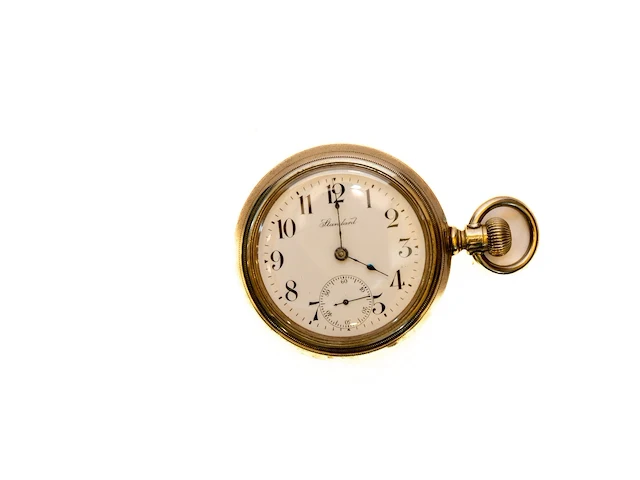 Antiek zilveren zakhorloge "standard" met... - afbeelding 1 van  1