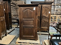 Antieke 1-deurs houten kledingkast - afbeelding 1 van  5