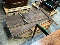 Antieke 2-deurs houten kledingkast - afbeelding 5 van  5