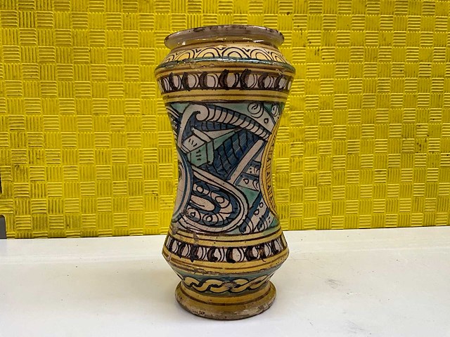 Antieke albarello vaas - afbeelding 4 van  10