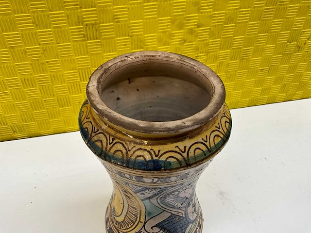 Antieke albarello vaas - afbeelding 6 van  10