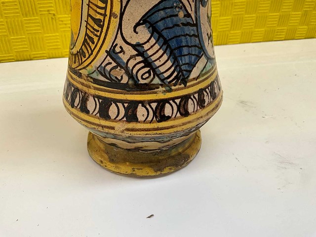 Antieke albarello vaas - afbeelding 7 van  10