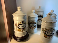 Antieke apotheek potten (12x) - afbeelding 3 van  5