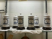 Antieke apotheek potten (6x) - afbeelding 1 van  3