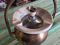 Antieke asbak op voet h600 mm - afbeelding 2 van  3