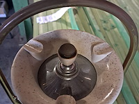 Antieke asbak op voet h600 mm - afbeelding 3 van  3