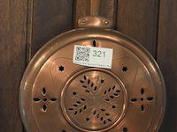 Antieke beddenpan/bedwarmer - afbeelding 2 van  2