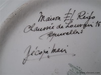 Antieke borden - afbeelding 2 van  2