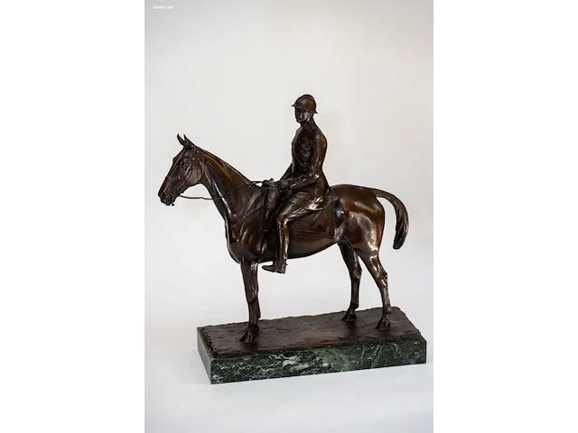 Antieke bronzen sculptuur georges malissard... - afbeelding 2 van  7