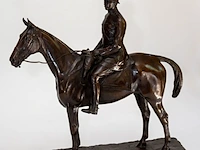 Antieke bronzen sculptuur georges malissard... - afbeelding 2 van  7