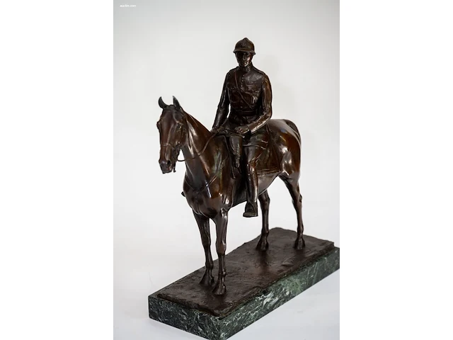 Antieke bronzen sculptuur georges malissard... - afbeelding 3 van  7
