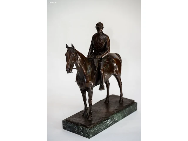 Antieke bronzen sculptuur georges malissard... - afbeelding 4 van  7