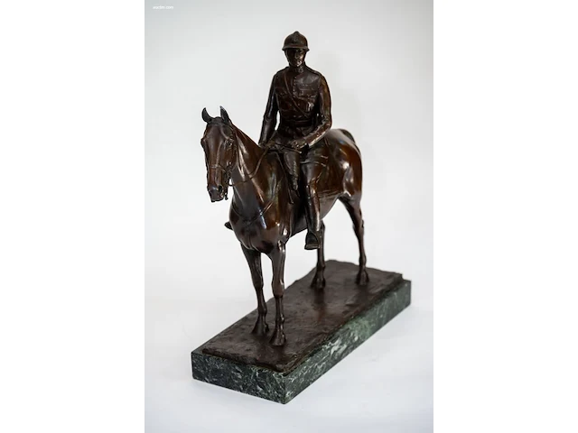 Antieke bronzen sculptuur georges malissard... - afbeelding 5 van  7