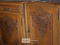 Antieke buffetkast met 4 deuren en 2 lades - afbeelding 2 van  4