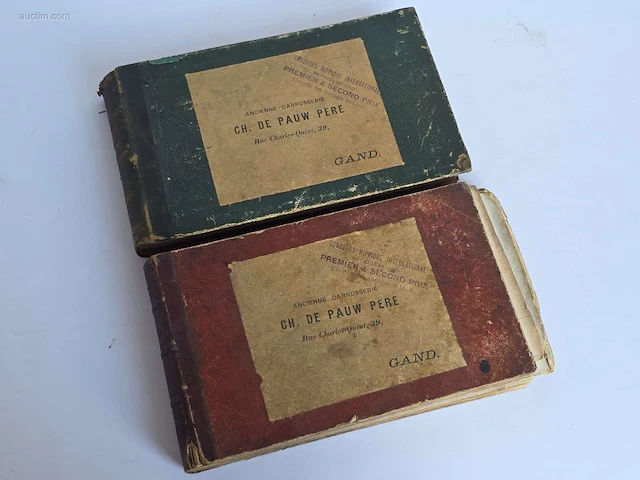Antieke catalogussen ch. de pauw père (2x) - afbeelding 2 van  9