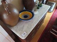 Antieke commode marmeren blad - afbeelding 3 van  3