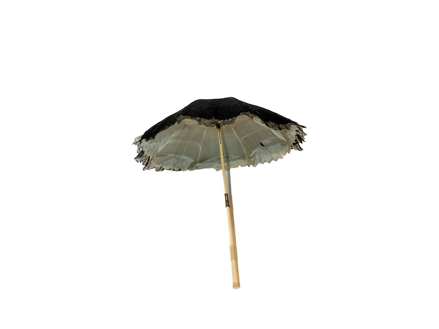 Antieke dames parasol / zonnescherm met fijn... - afbeelding 1 van  5