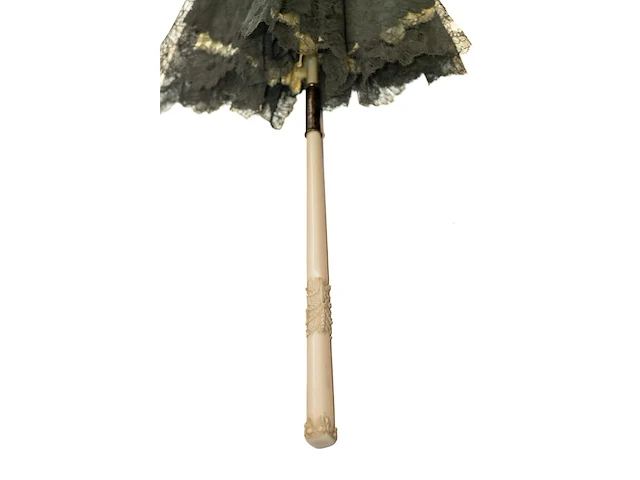 Antieke dames parasol / zonnescherm met fijn... - afbeelding 4 van  5