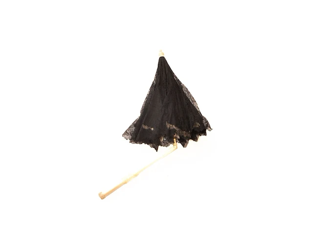 Antieke dames parasol / zonnescherm met fijn... - afbeelding 5 van  5