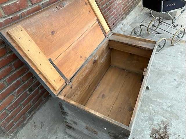 Antieke dekenkist - afbeelding 5 van  5