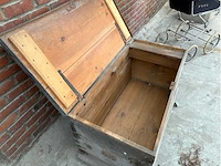 Antieke dekenkist - afbeelding 5 van  5