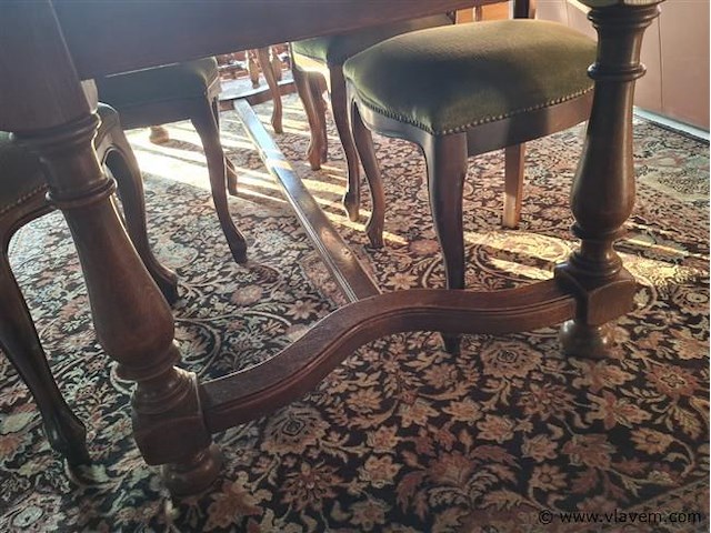 Antieke eiken tafel - afbeelding 6 van  7