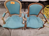 Antieke franse fauteuils - afbeelding 1 van  5