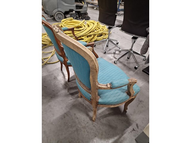Antieke franse fauteuils - afbeelding 4 van  5
