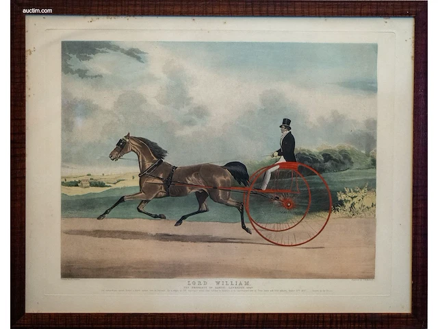 Antieke gravure "lord william" - afbeelding 1 van  1