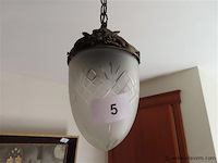 Antieke hallamp - afbeelding 3 van  3