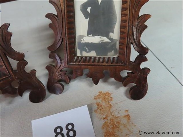 Antieke houten fotokaders - afbeelding 3 van  4