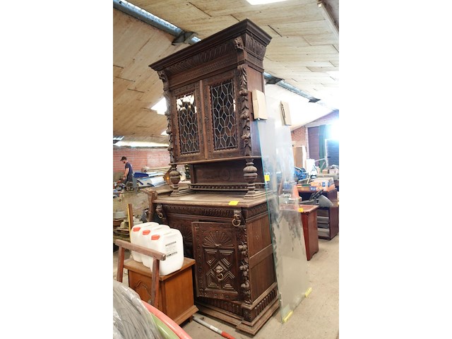 Antieke houten kast - afbeelding 3 van  5