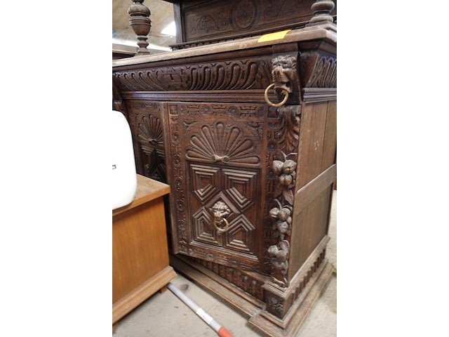 Antieke houten kast - afbeelding 4 van  5