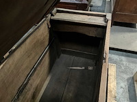 Antieke houten koffer - afbeelding 5 van  5