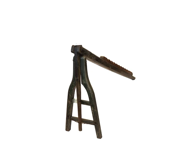 Antieke houten wagenwip - afbeelding 1 van  3