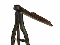 Antieke houten wagenwip