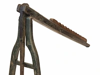 Antieke houten wagenwip - afbeelding 2 van  3